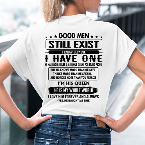 Good men Still Exist - gift for your girlfriend, wife from Husband - TOBY00 (SKU-GMSAU-00)