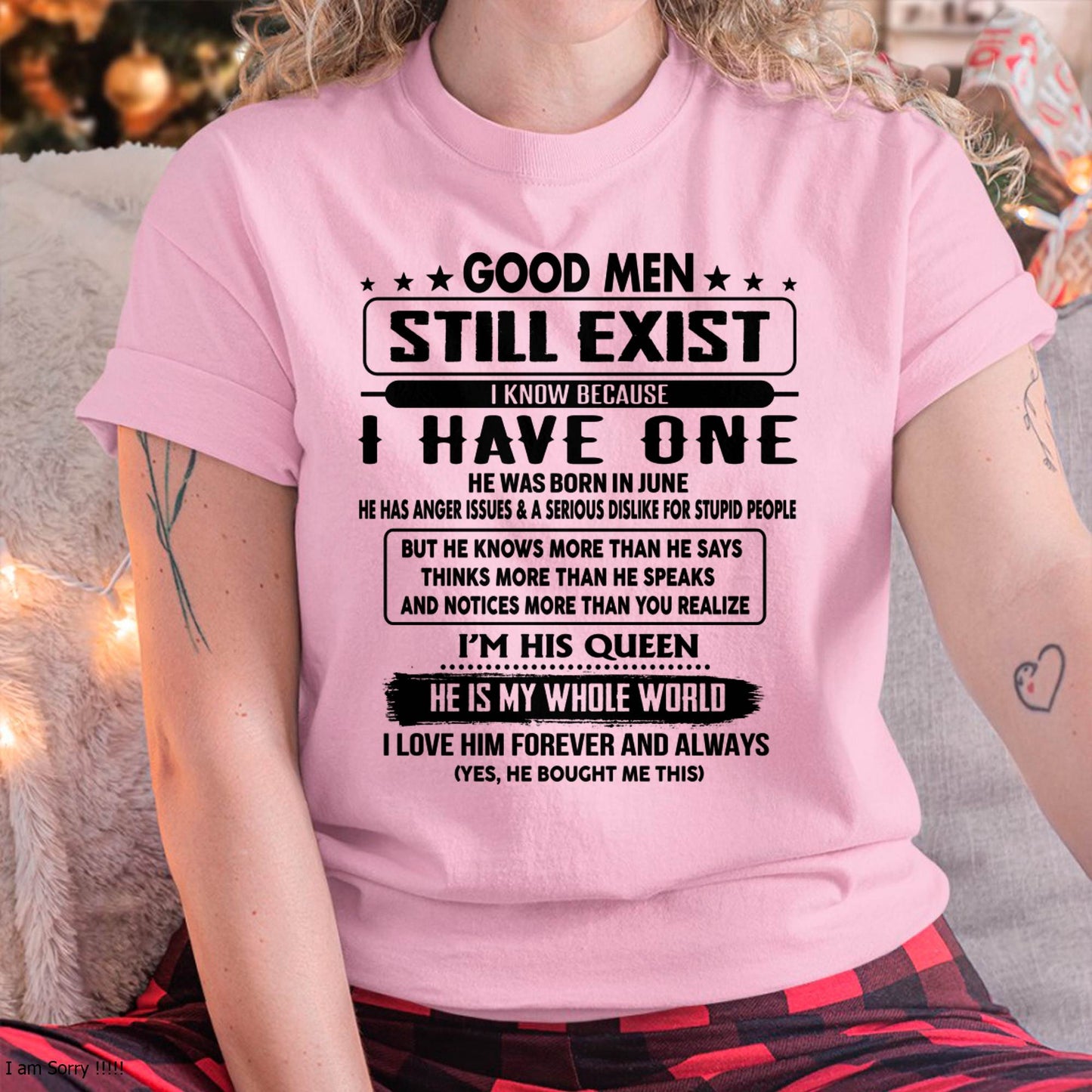June - Good men Still Exist - gift for your girlfriend, wife from Husband - TOBY06 (SKU-GM-06)