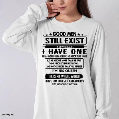 Good men Still Exist - gift for your girlfriend, wife from Husband - TOBY00 (SKU-GM-00)