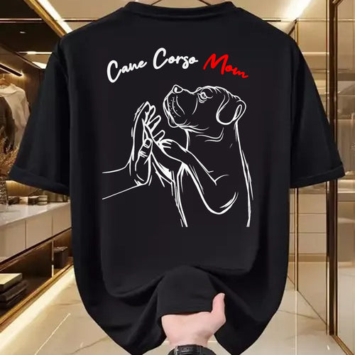 Dog Love Shirt, Dog Lover Gift T-Shirt/Hoodie/Sweatshirt HLT00 - Cane Corso Mom Italian Mastiff Dog Women T-Shirt
