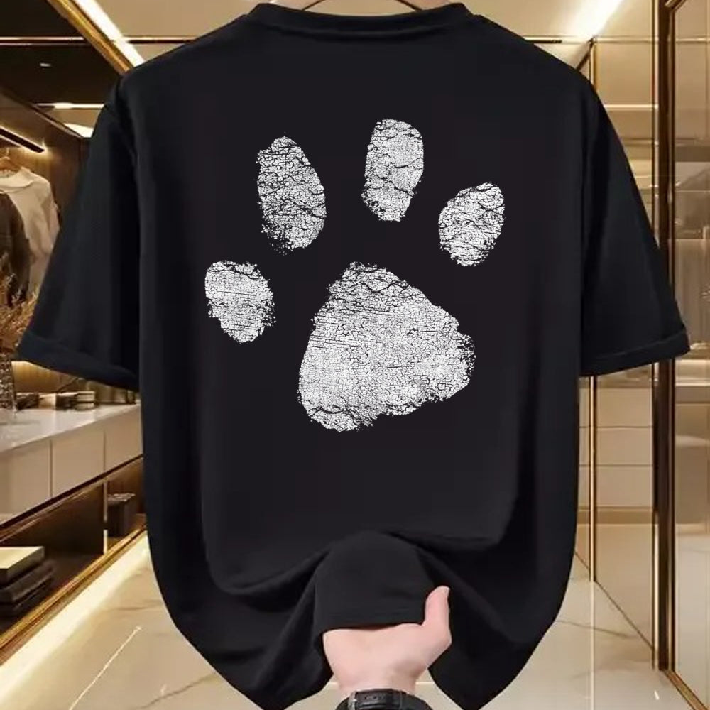 Dog Love Shirt, Dog Lover Gift T-Shirt/Hoodie/Sweatshirt HLT00 - Dog Lovers Long Sleeve Shirt Women Men Paw Print Dog Mom Long Sleeve T-Shirt