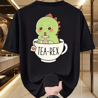 Best Dinosaur Lover Shirt, Funny Dinosaur UnisexT-Shirt/Hoodie/Sweatshirt HLT00 - Boba Tea-Rex Cute T-Rex Dinosaur Lover Kawaii Funny Dino Pun T-Shirt