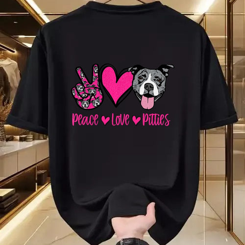 Dog Love Shirt, Dog Lover Gift T-Shirt/Hoodie/Sweatshirt HLT00 - Pit Bull Lives Matter Pittie Puppy Dog Mom Ladies Pitbull T-Shirt