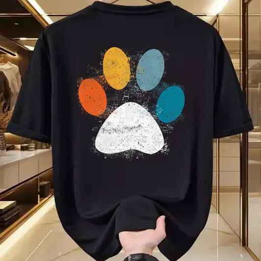 Dog Love Shirt, Dog Lover Gift T-Shirt/Hoodie/Sweatshirt HLT00 - Vintage Dog T-Shirt Puppy Dog Paw Print Dog Love Pet Paw T-Shirt