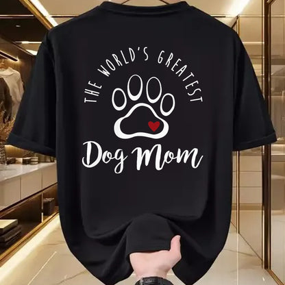 Dog Love Shirt, Dog Lover Gift T-Shirt/Hoodie/Sweatshirt HLT00 - The World_s Greatest Dog Mom T Shirt, I Love My Dog Gift T-Shirt