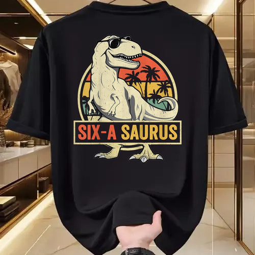 Best Dinosaur Lover Shirt, Funny Dinosaur UnisexT-Shirt/Hoodie/Sweatshirt HLT00 - 6 Year Old Dinosaur Birthday 6th T Rex Dino Six Saurus Tees T Shirts for Kids Boys Girls