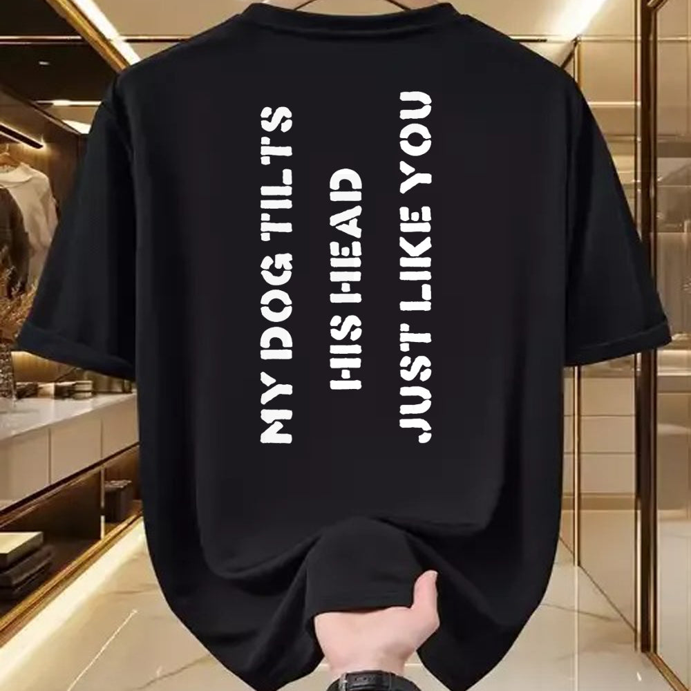 Dog Love Shirt, Dog Lover Gift T-Shirt/Hoodie/Sweatshirt HLT00 - Funny Dog T-Shirt Head Tilt Joke Dog Owner Humor T-Shirt T-Shirt