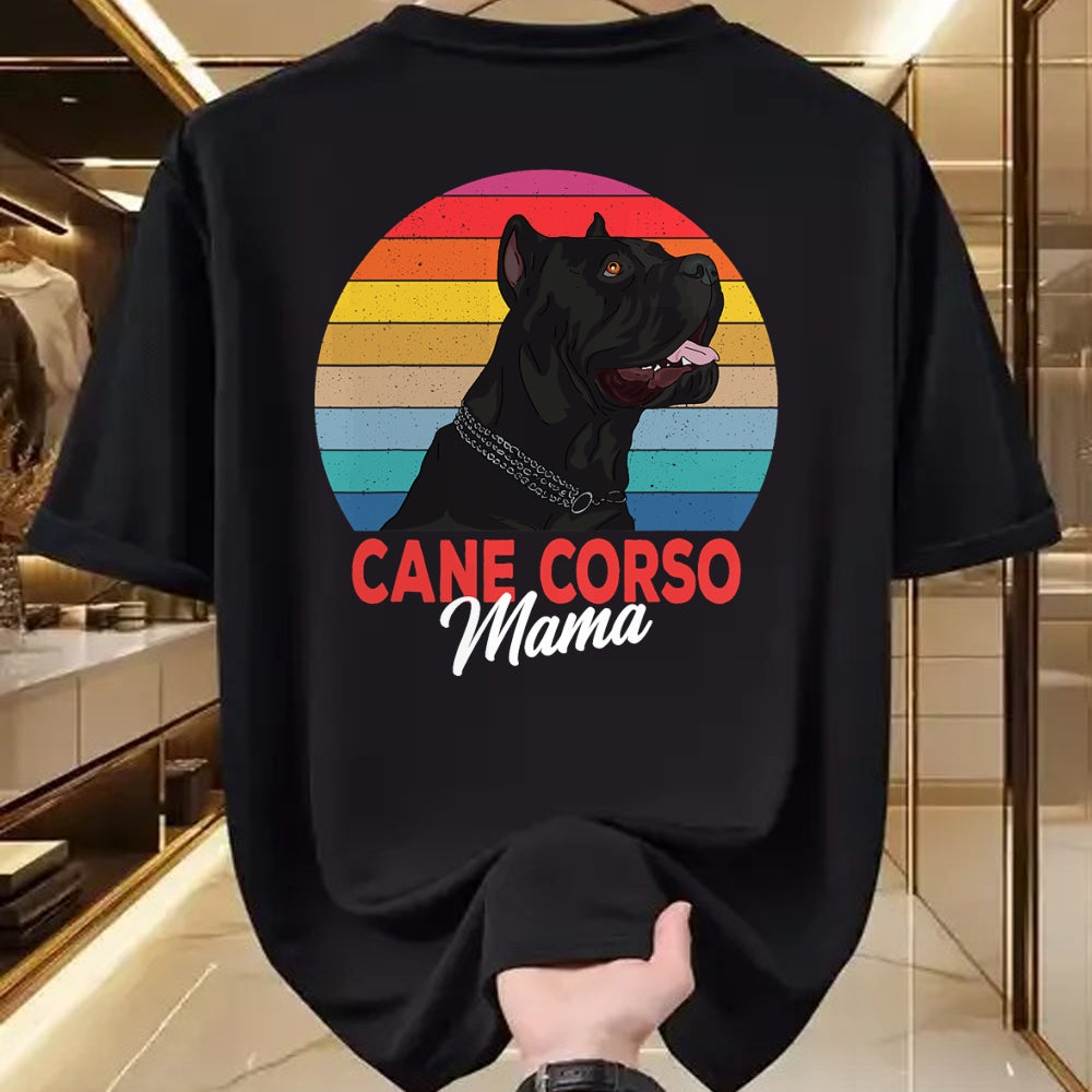 Dog Love Shirt, Dog Lover Gift T-Shirt/Hoodie/Sweatshirt HLT00 - Cane Corso Mama Italian Mastiff Dog Mom Funny Girls Gift T-Shirt