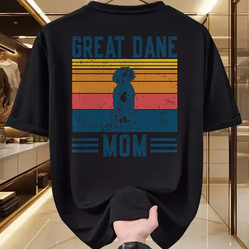 Dog Love Shirt, Dog Lover Gift T-Shirt/Hoodie/Sweatshirt HLT00 - Dog Great Dane Mom - Vintage Great Dane Mom T-Shirt
