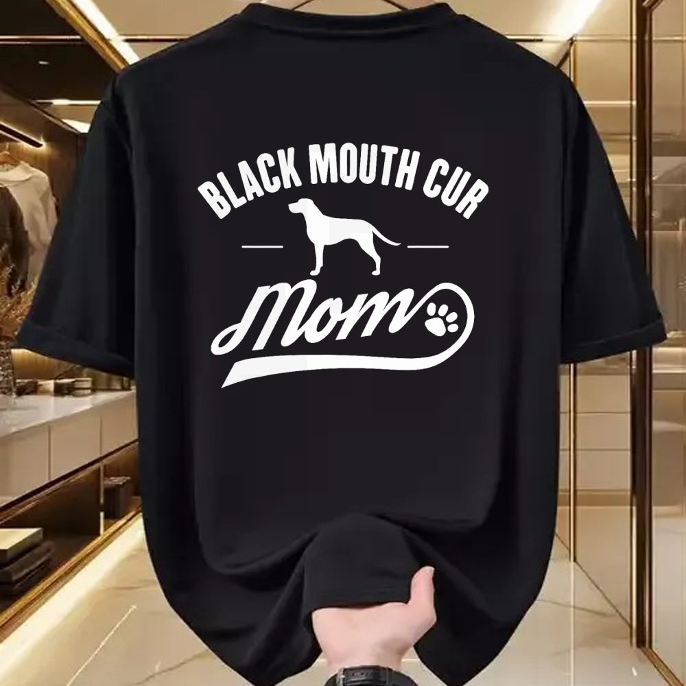 Dog Love Shirt, Dog Lover Gift T-Shirt/Hoodie/Sweatshirt HLT00 - Black Mouth Cur Mom T-Shirt - Dog Owner Lover T-Shirt
