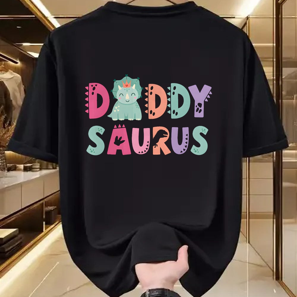Best Dinosaur Lover Shirt, Funny Dinosaur UnisexT-Shirt/Hoodie/Sweatshirt HLT00 - Daddy Saurus Dad Dinosaur Three Rex Birthday Boy Girl T-Shirt