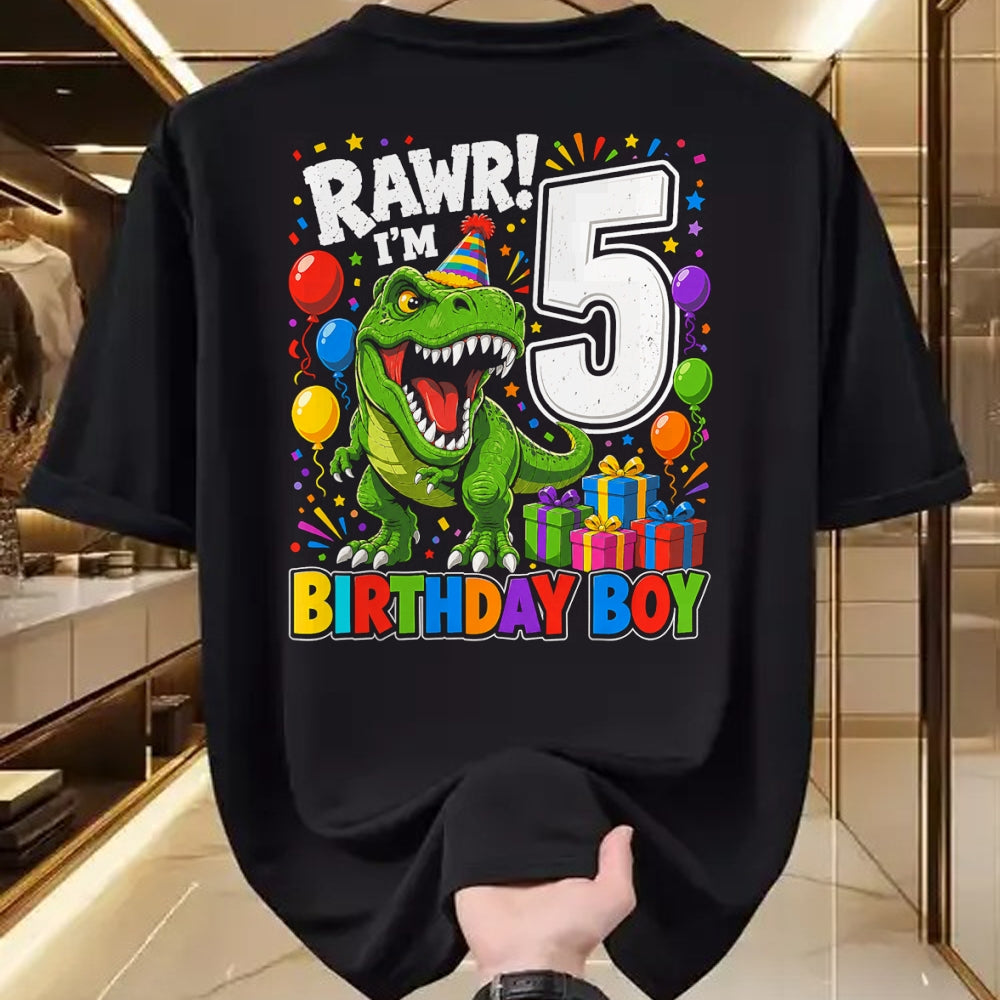 Best Dinosaur Lover Shirt, Funny Dinosaur UnisexT-Shirt/Hoodie/Sweatshirt HLT00 - Dinosaur 5th Five Rawr I_m 5 Birthday Boy T Rex Boys Gifts T-Shirt