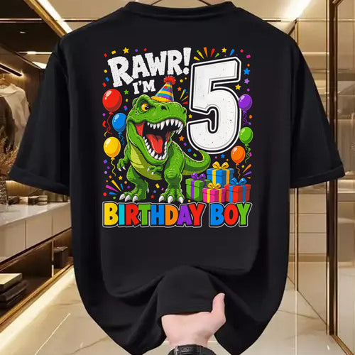 Best Dinosaur Lover Shirt, Funny Dinosaur UnisexT-Shirt/Hoodie/Sweatshirt HLT00 - Dinosaur 5th Five Rawr I_m 5 Birthday Boy T Rex Boys Gifts T-Shirt