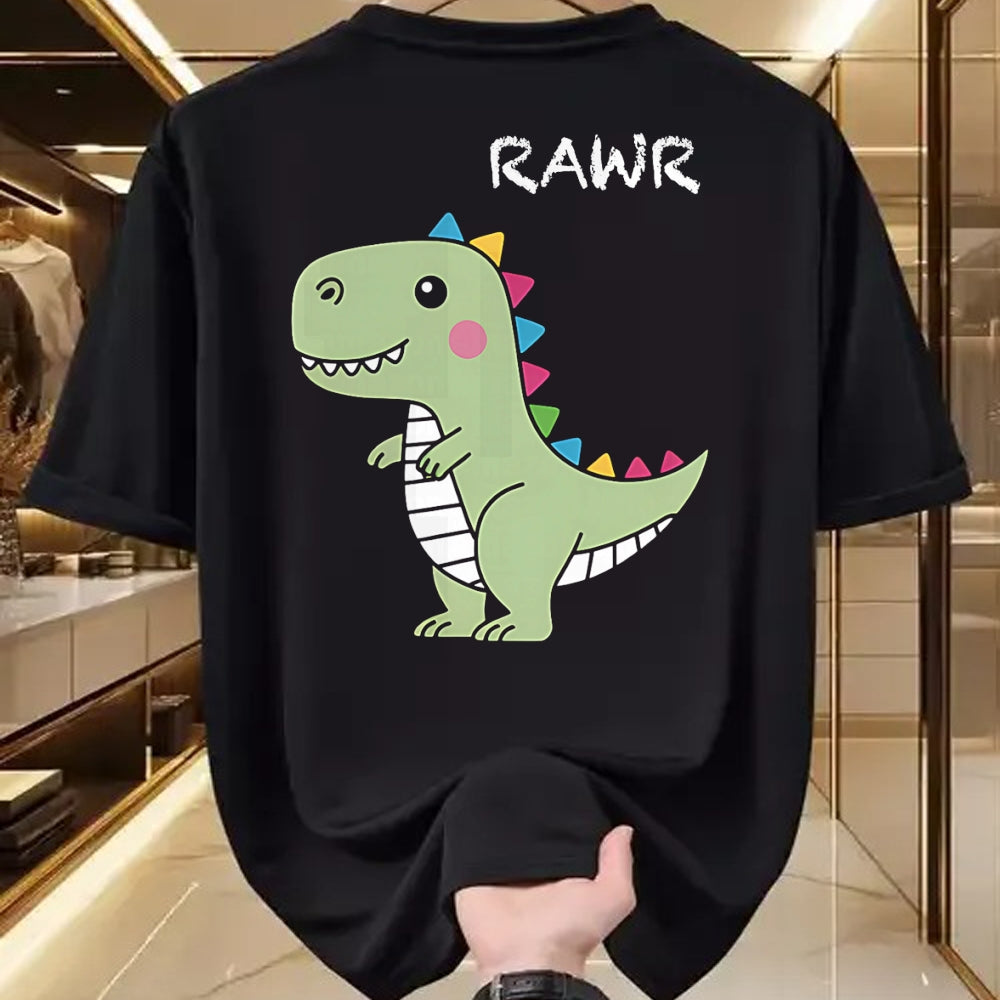 Best Dinosaur Lover Shirt, Funny Dinosaur UnisexT-Shirt/Hoodie/Sweatshirt HLT00 - Cute DinosaursIllustration - Dino Collection - Classic T-Shirt, Men, Black, 3X-Large