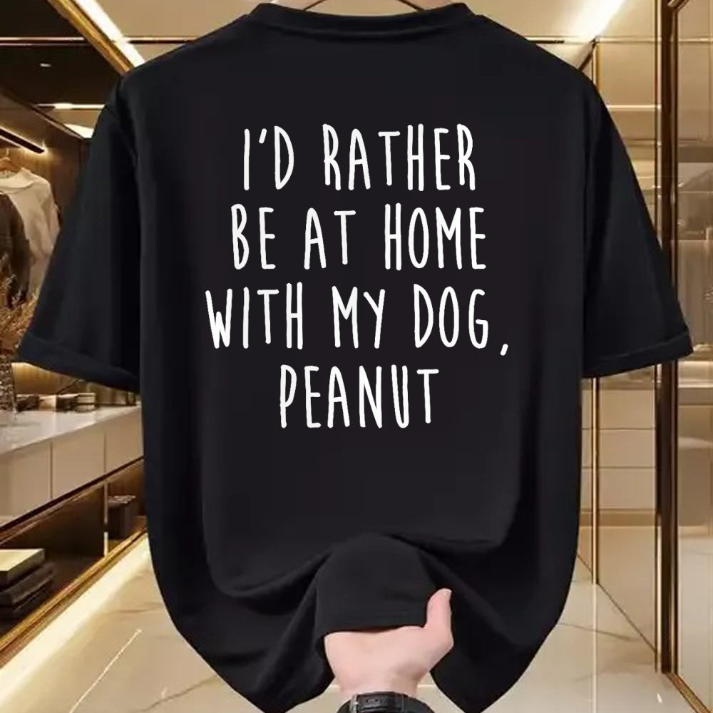 Dog Love Shirt, Dog Lover Gift T-Shirt/Hoodie/Sweatshirt HLT00 - Peanut Dog Name T-Shirt Dog Gift T-Shirt