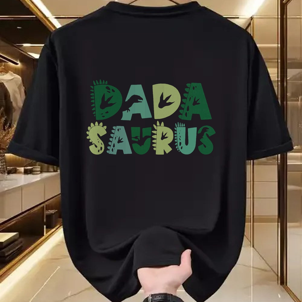 Best Dinosaur Lover Shirt, Funny Dinosaur UnisexT-Shirt/Hoodie/Sweatshirt HLT00 - Dada Saurus Dad Dinosaur Three Rex Birthday Boy Girl Family T-Shirt