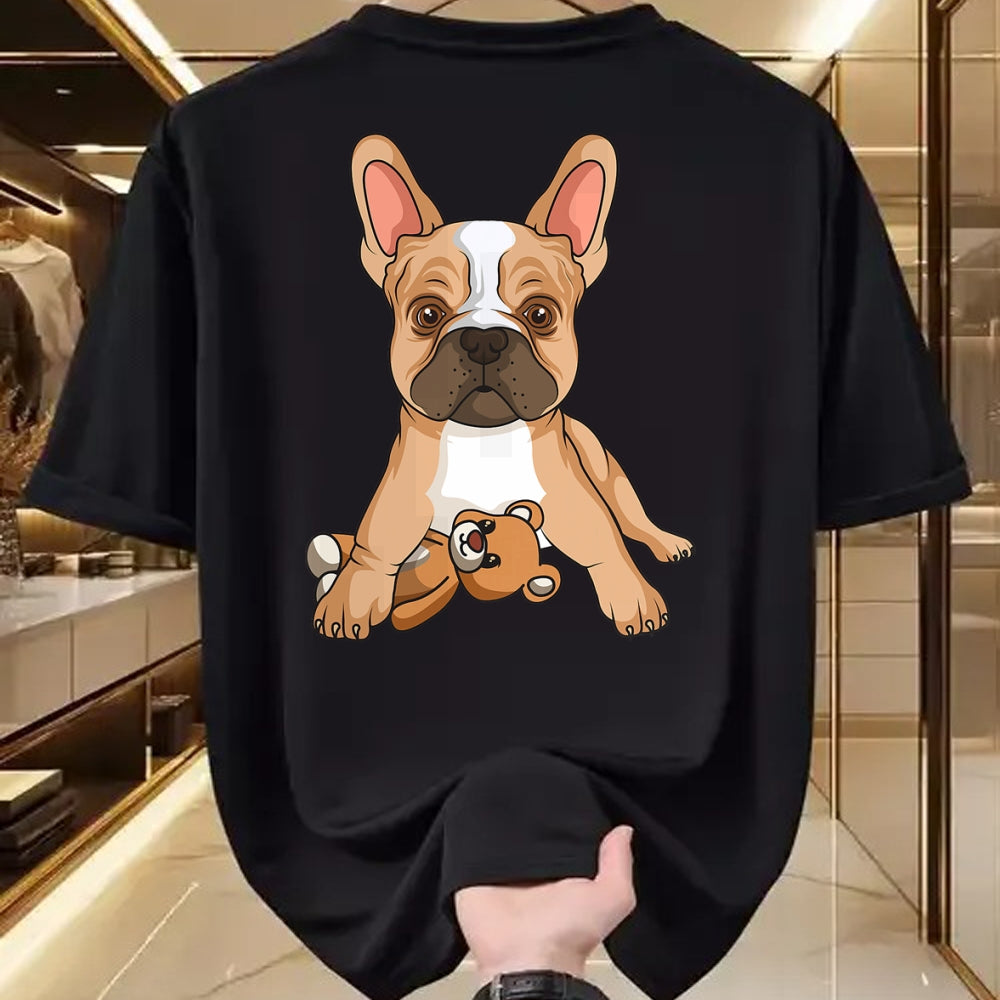 Dog Love Shirt, Dog Lover Gift T-Shirt/Hoodie/Sweatshirt HLT00 - French Bulldog Frenchie Love Cute Dog Mom Funny Girls T-Shirt