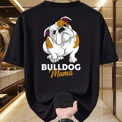 Dog Love Shirt, Dog Lover Gift T-Shirt/Hoodie/Sweatshirt HLT00 - English Bulldog Mama Cute Bully Dog Mom Funny Womens Gift T-Shirt
