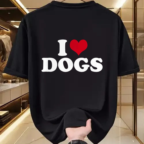 Dog Love Shirt, Dog Lover Gift T-Shirt/Hoodie/Sweatshirt HLT00 - I Love Dogs T-Shirt (1)