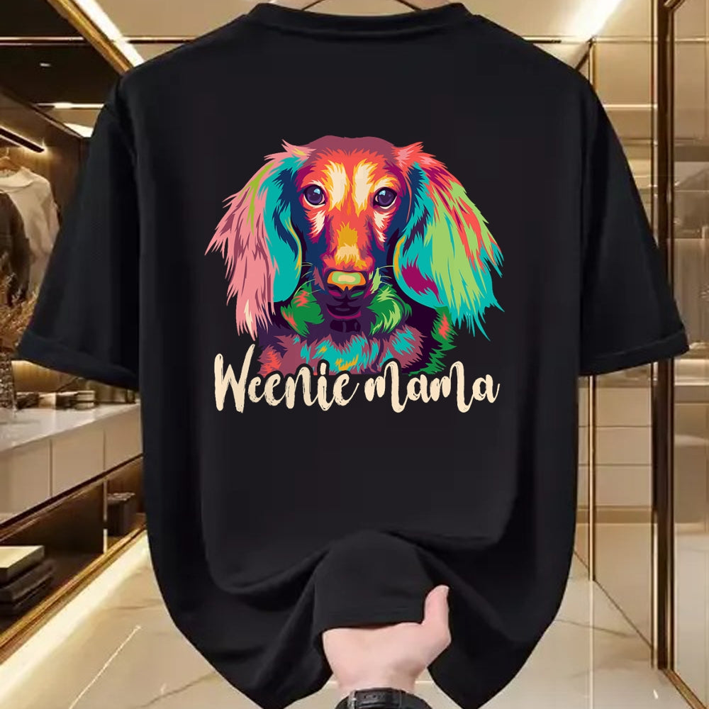 Dog Love Shirt, Dog Lover Gift T-Shirt/Hoodie/Sweatshirt HLT00 - Dachshund-Shirt Women Weenie Mama Mothers Day Weiner Dog Mom T-Shirt