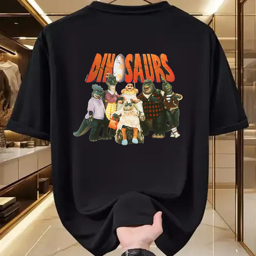 Best Dinosaur Lover Shirt, Funny Dinosaur UnisexT-Shirt/Hoodie/Sweatshirt HLT00 - Dinosaurs Character Group with Logo Retro TV Show T-Shirt
