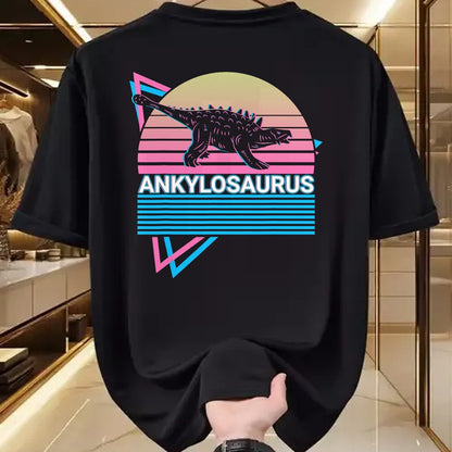 Best Dinosaur Lover Shirt, Funny Dinosaur UnisexT-Shirt/Hoodie/Sweatshirt HLT00 - Ankylosaurus Dinosaur Retro T-Shirt