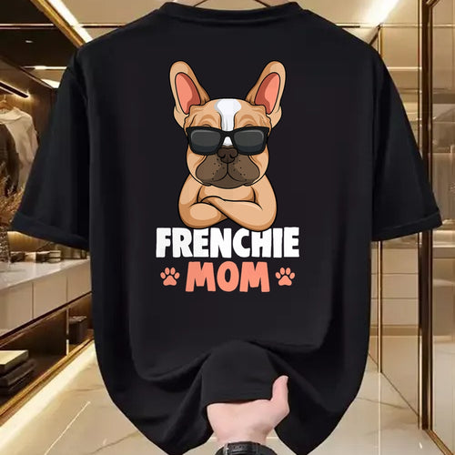 Dog Love Shirt, Dog Lover Gift T-Shirt/Hoodie/Sweatshirt HLT00 - Frenchie Mom French Bulldog Dog Womens T-Shirt
