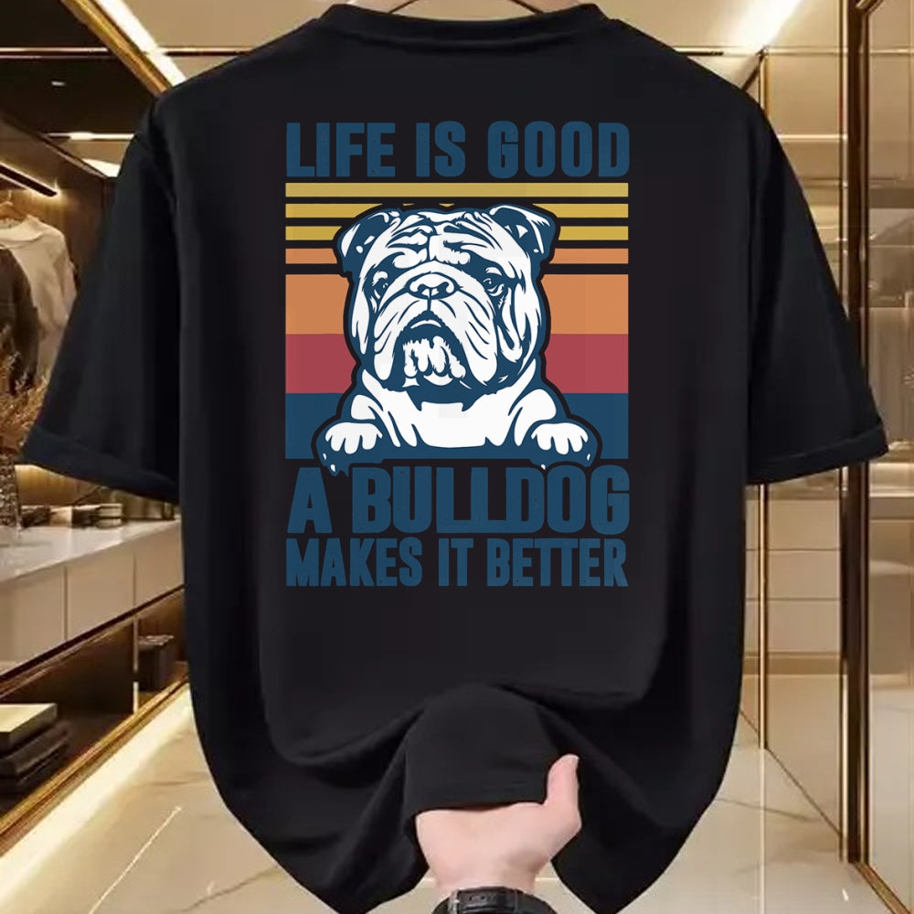 Dog Love Shirt, Dog Lover Gift T-Shirt/Hoodie/Sweatshirt HLT00 - Bulldog Gifts For Women Men Dog Dad Dog Mom English Bulldog T-Shirt