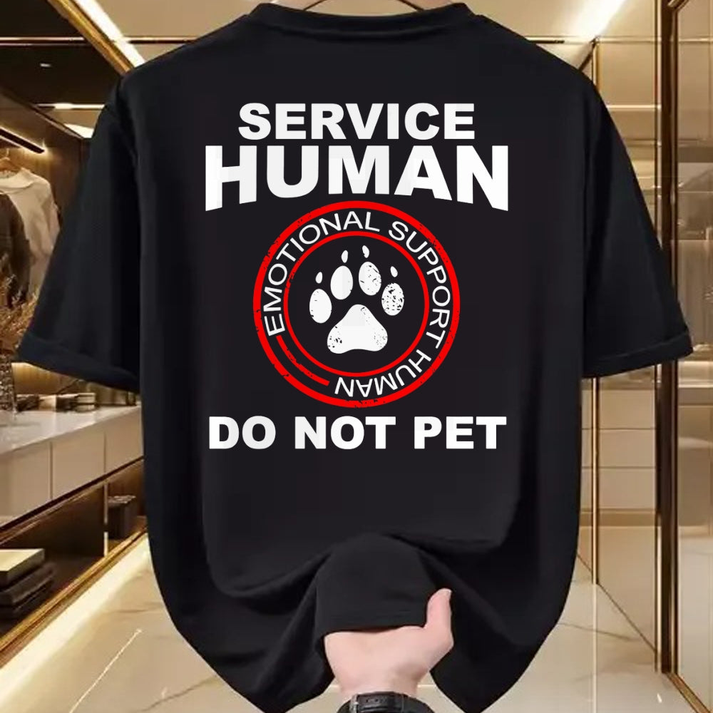 Dog Love Shirt, Dog Lover Gift T-Shirt/Hoodie/Sweatshirt HLT00 - Service Human Tshirt Funny Dog Owner Emotional Support Human