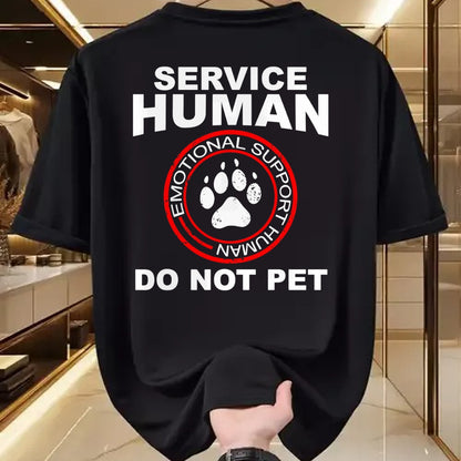 Dog Love Shirt, Dog Lover Gift T-Shirt/Hoodie/Sweatshirt HLT00 - Service Human Tshirt Funny Dog Owner Emotional Support Human