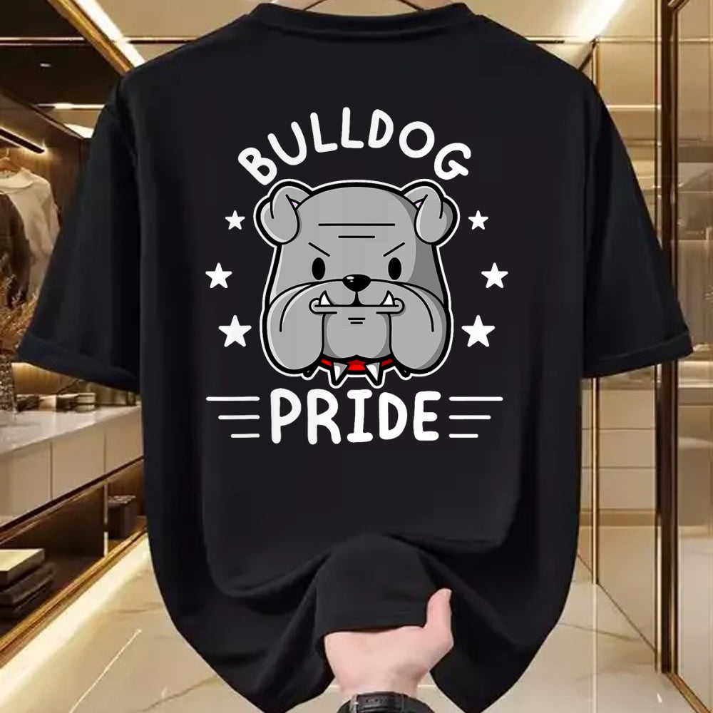 Dog Love Shirt, Dog Lover Gift T-Shirt/Hoodie/Sweatshirt HLT00 - Bulldog Mascot Shirt English Bulldog Pride And Loyalty T-Shirt