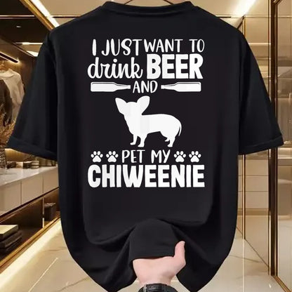 Dog Love Shirt, Dog Lover Gift T-Shirt/Hoodie/Sweatshirt HLT00 - Beer Funny Dog Owner Lover Chiweenie Dog Mom Dad Gift T-Shirt