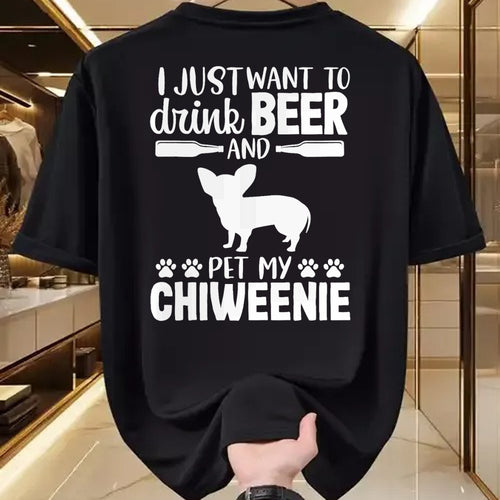 Dog Love Shirt, Dog Lover Gift T-Shirt/Hoodie/Sweatshirt HLT00 - Beer Funny Dog Owner Lover Chiweenie Dog Mom Dad Gift T-Shirt