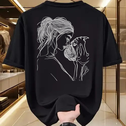 Dog Love Shirt, Dog Lover Gift T-Shirt/Hoodie/Sweatshirt HLT00 - English Bulldog Mom Dog Art Mother_s Day T-Shirt