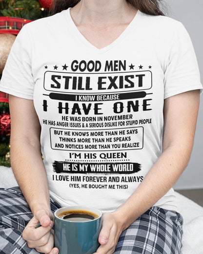November - Good men Still Exist - gift for your girlfriend, wife from Husband - TOBY11 (SKU-GM-11)