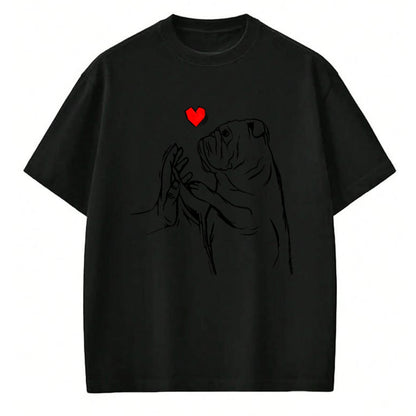 Dog Love Shirt, Dog Lover Gift T-Shirt/Hoodie/Sweatshirt HLT00 - English Bulldog Love Cute Bully Dog Mom Funny Girls Gift T-Shirt