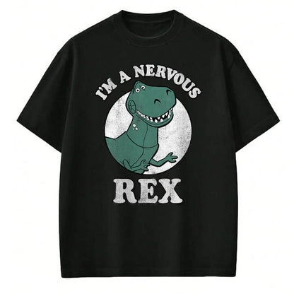 Best Dinosaur Lover Shirt, Funny Dinosaur UnisexT-Shirt/Hoodie/Sweatshirt HLT00 - Disney Pixar Toy Story I_m A Nervous Rex Dinosaur T-Shirt