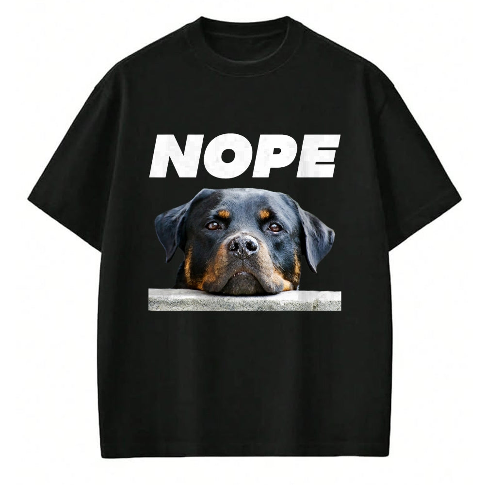 Dog Love Shirt, Dog Lover Gift T-Shirt/Hoodie/Sweatshirt HLT00 - Rotweiller Nope Rottie Face Not Today Love My Rottweiler Dog T-Shirt