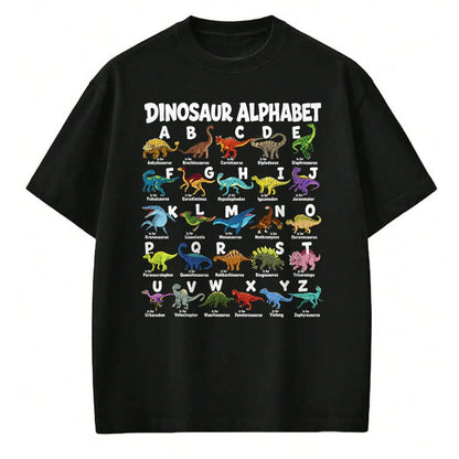 Best Dinosaur Lover Shirt, Funny Dinosaur UnisexT-Shirt/Hoodie/Sweatshirt HLT00 - Dinosaurs Alphabet Funny ABC Dino Identification Boys Girls T-Shirt