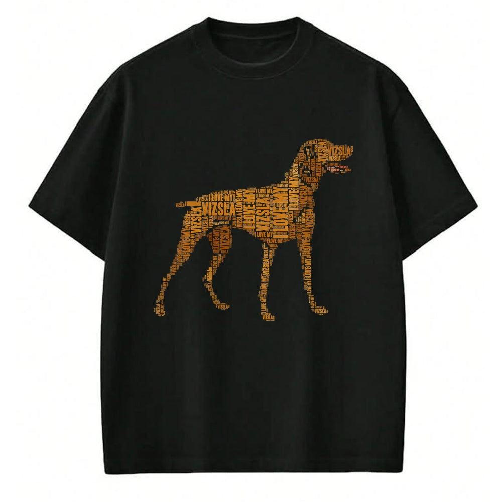 Dog Love Shirt, Dog Lover Gift T-Shirt/Hoodie/Sweatshirt HLT00 - Vizsla Dog Owner I Love My Vizsla Dog T-Shirt