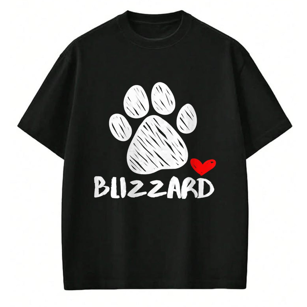 Dog Love Shirt, Dog Lover Gift T-Shirt/Hoodie/Sweatshirt HLT00 - Blizzard Puppy Love Doggy Parent Blizzard Pet Dog name Paw T-Shirt