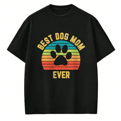 Dog Love Shirt, Dog Lover Gift T-Shirt/Hoodie/Sweatshirt HLT00 - Vintage Dog Mom Shirt Mother Loves Dogs Mama Colorful Design T-Shirt