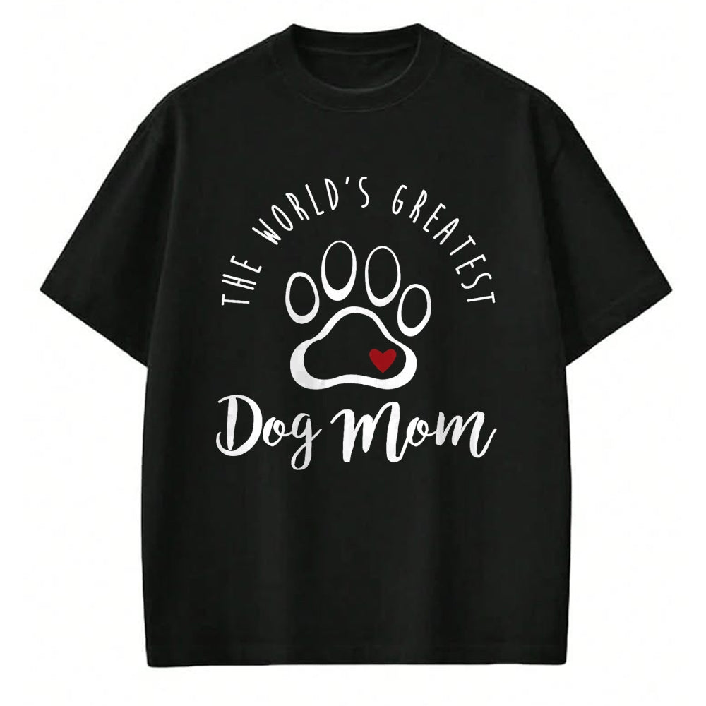 Dog Love Shirt, Dog Lover Gift T-Shirt/Hoodie/Sweatshirt HLT00 - The World_s Greatest Dog Mom T Shirt, I Love My Dog Gift T-Shirt