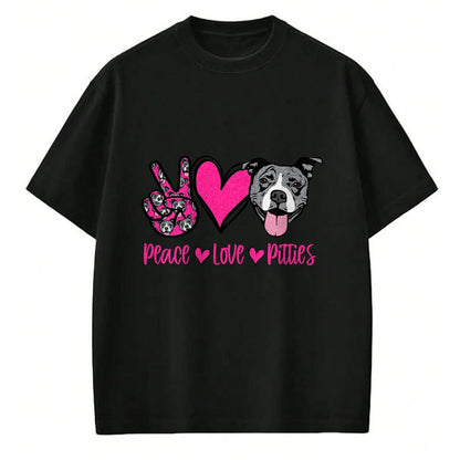 Dog Love Shirt, Dog Lover Gift T-Shirt/Hoodie/Sweatshirt HLT00 - Pit Bull Lives Matter Pittie Puppy Dog Mom Ladies Pitbull T-Shirt