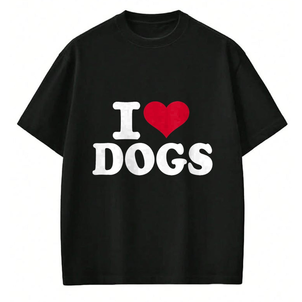 Dog Love Shirt, Dog Lover Gift T-Shirt/Hoodie/Sweatshirt HLT00 - I love dogs T-Shirt