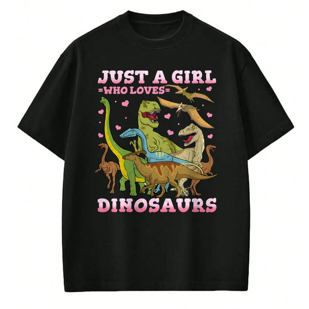 Best Dinosaur Lover Shirt, Funny Dinosaur UnisexT-Shirt/Hoodie/Sweatshirt HLT00 - Dinosaur Just a Girl Who Loves Dinosaurs Brachiosaurus T-Shirt