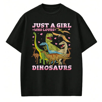 Best Dinosaur Lover Shirt, Funny Dinosaur UnisexT-Shirt/Hoodie/Sweatshirt HLT00 - Dinosaur Just a Girl Who Loves Dinosaurs Brachiosaurus T-Shirt