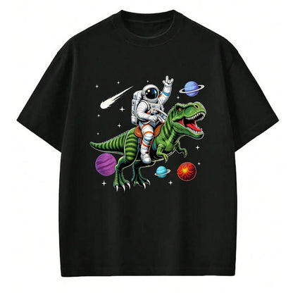 Best Dinosaur Lover Shirt, Funny Dinosaur UnisexT-Shirt/Hoodie/Sweatshirt HLT00 - Astronaut Riding Dinosaur T Rex Space Lovers Boys Kids T-Shirt