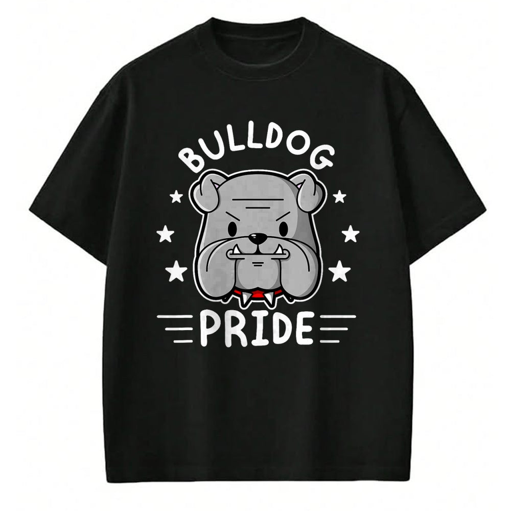 Dog Love Shirt, Dog Lover Gift T-Shirt/Hoodie/Sweatshirt HLT00 - Bulldog Mascot Shirt English Bulldog Pride And Loyalty T-Shirt