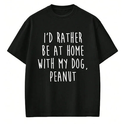 Dog Love Shirt, Dog Lover Gift T-Shirt/Hoodie/Sweatshirt HLT00 - Peanut Dog Name T-Shirt Dog Gift T-Shirt